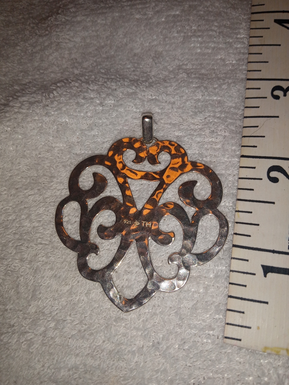 Silpada Filigree Pendant in Silver